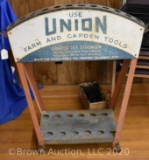 Union Farm and Garden Tools display rack