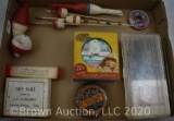 Assortment of vintage fishing supplies