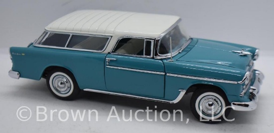 1955 Cheverolet Bel Air Nomad die-cast model, 1:24 scale