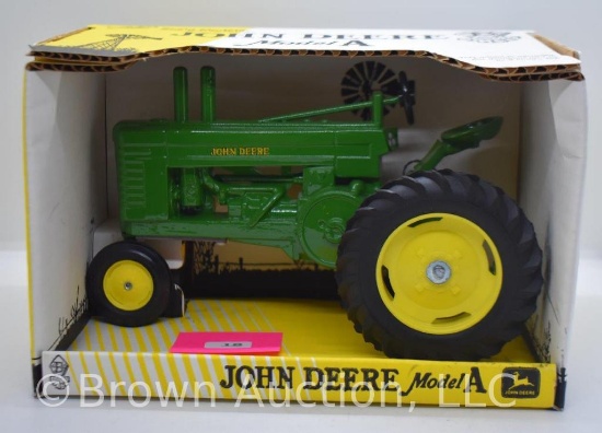 John Deere Model A die-cast tractor, 1:16 scale