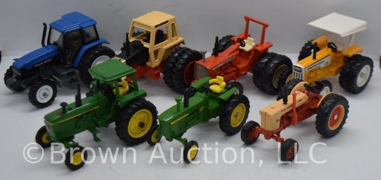 (7) Toy Farmer edition die-cast Tractors, all 1:43 scale