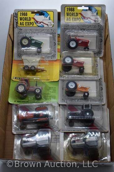 (10) die-cast Tractors, all 1:64 scale