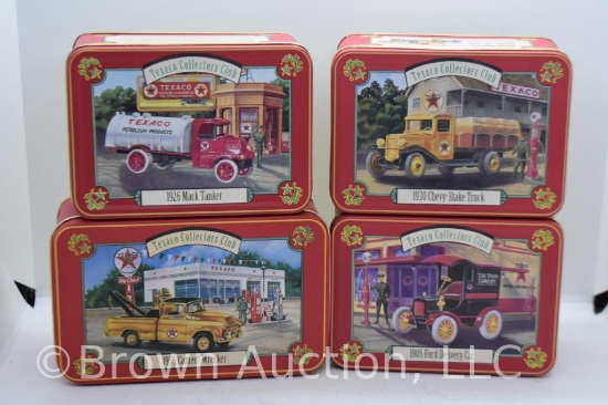 (4) Texaco Collectors Club die-cast model, all 1:43 scale