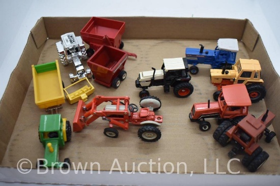 (10) die-cast Tractors, all 1:64 scale