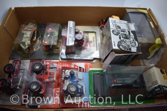 (8) die-cast Tractors, all appear 1:64 scale