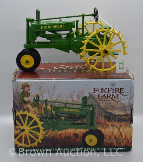 John Deere Model A die-cast tractor, 1:16 scale