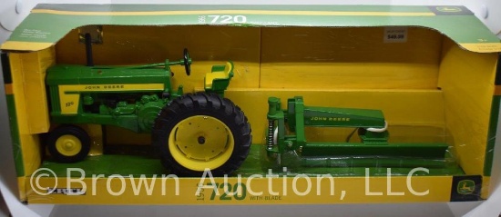 John Deere 720 with blade die-cast tractor, 1:16 scale