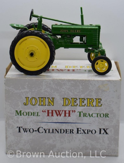 John Deere Model HWH die-cast tractor, 1:16 scale