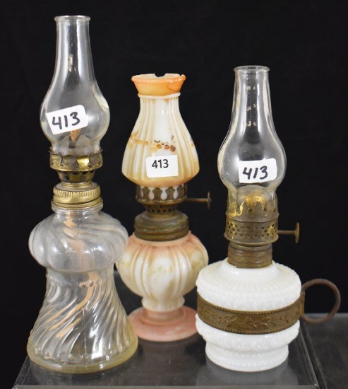 (3) Miniature oil lamps