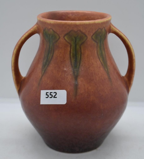 Roseville Windsor 545-5" vase, brown