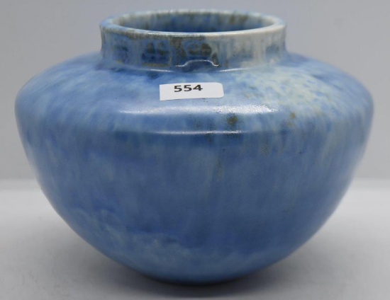 Roseville Tourmaline A-200-4" vase, blue