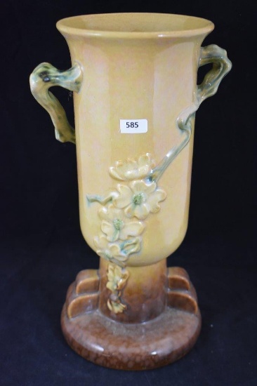 Rosevile Wincraft 263-14" vase, Primrose, tan/brown
