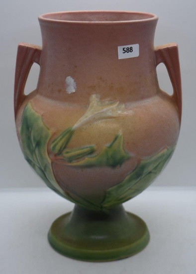 Roseville Thornapple 822-10" vase, pink