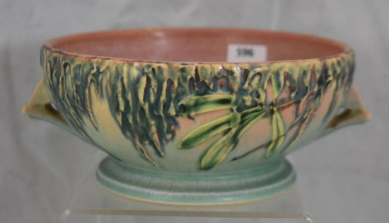 Roseville Moss 291-6" bowl, pink/green