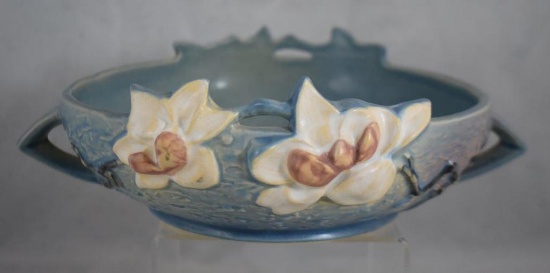 Roseville Magnolia 448-8" bowl, blue