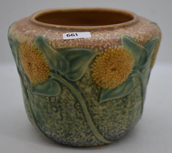 Roseville Sunflower 486-5" vase