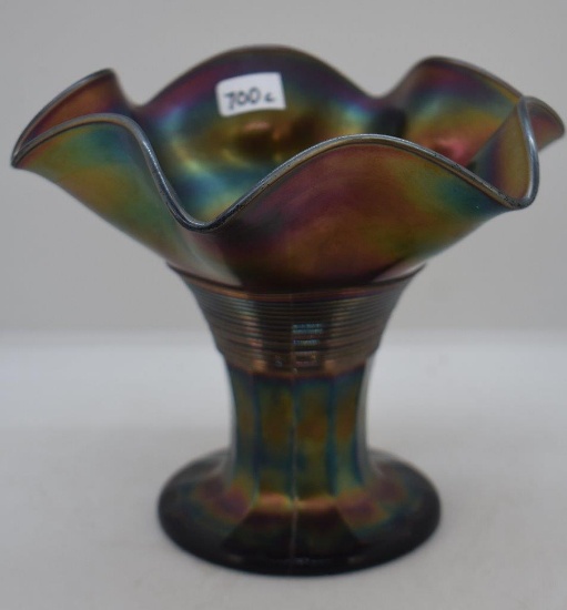 Carnival Dark Amy. 5"h vase