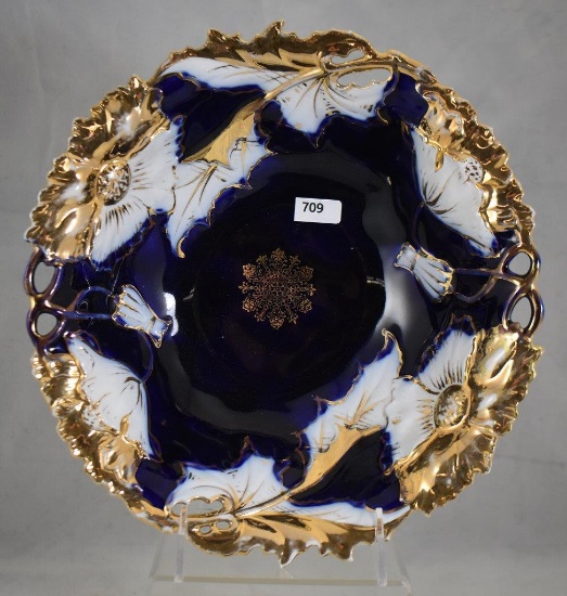 Beautiful IPF/Germany 10"d cobalt bowl