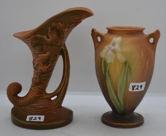 (2) pieces of Roseville pottery