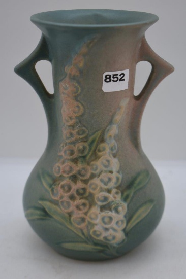 Roseville Foxglove 43-6" vase, green