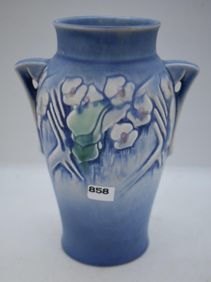 Roseville Clemena 751-7" vase, blue