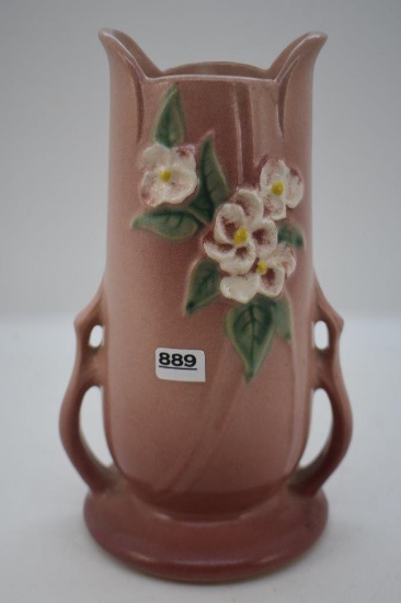 Roseville Mock Orange 982-8" vase, pink