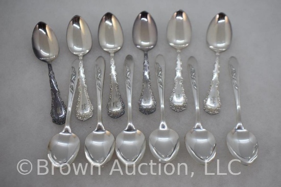 (12) Demitasse silverplate spoons