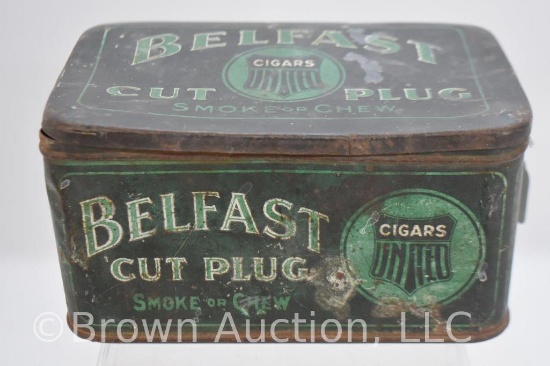 Belfast Cut Plug smoke or chew tobacco tin