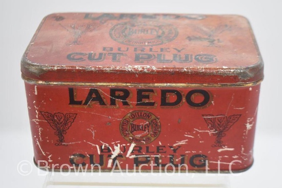 Laredo Burley Cut Plug tobacco tin