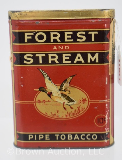Forest and Stream pipe tobacco pocket tin