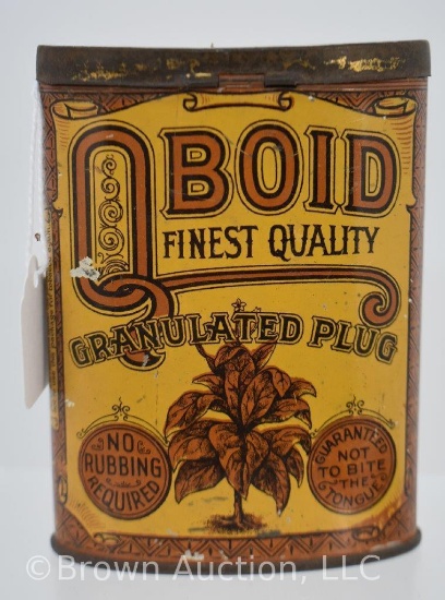 Qboid Granulated Plug tobacco pocket tin