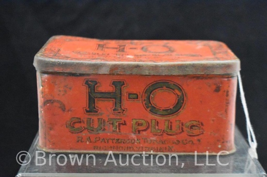 H-O Cut Plug tobacco tin