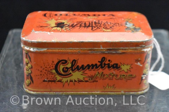 Columbia Mixture tobacco tin