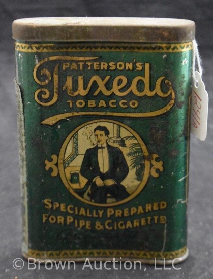 Patterson's Tuxedo tobacco pocket tin