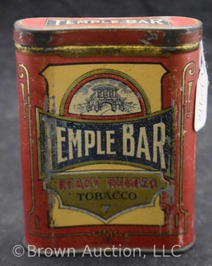 Temple Bar tobacco pocket tin
