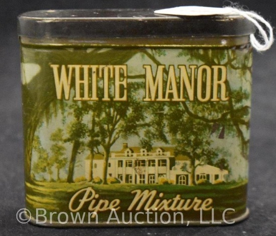 White Manor pipe mixture pocket tin