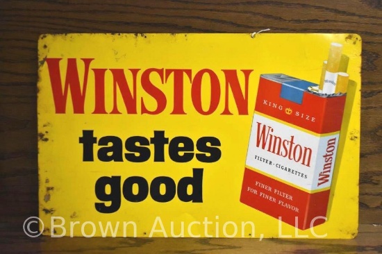 Winston tastes good cigarettes sst advertising sign