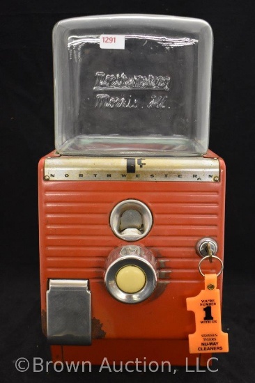 1940-50's Northwestern 1 cent gumball machine w/key