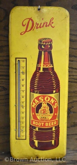 Mason's Old Fashioned Root Beer advertising thermometer