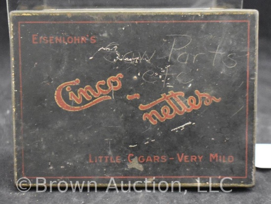 Eisenlohr's Cinco-nettes Little Cigars tobacco tin
