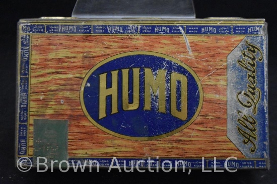 HUMO metal cigar box