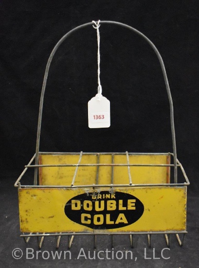 Drink Double Cola metal bottle carrier