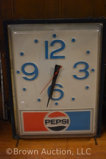 Pepsi advertising wall clock