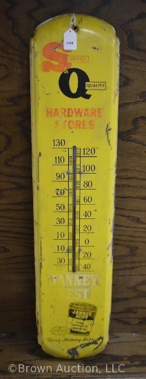 Janney Best paint tin advertising thermometer
