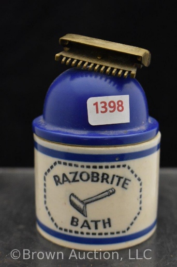 Stoneware 'Razobrite Bath' for razors