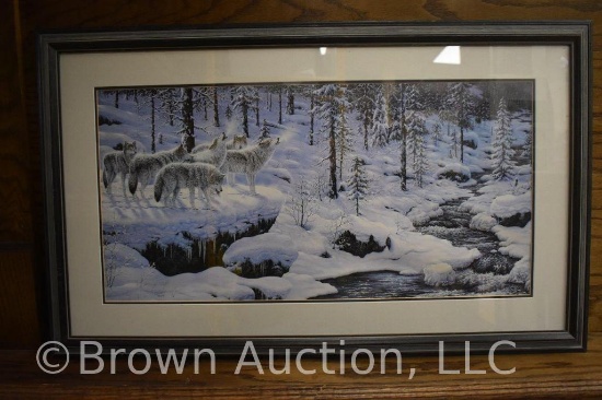 "Winter's Cry" by Jeff Tift limited edition Lithograph print