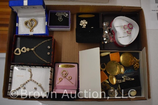 Assortment of jewelry - several earrings and necklace sets, etc.