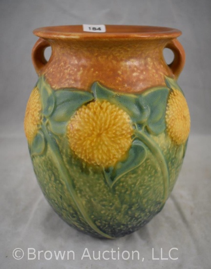 Roseville Sunflower 491-8" vase