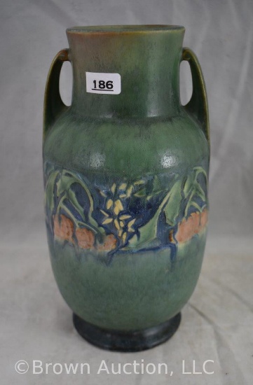 Roseville Baneda 594-9" vase, green