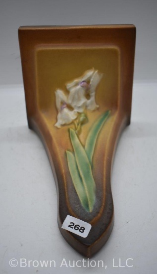 Roseville Iris No. 2 wall shelf, tan
